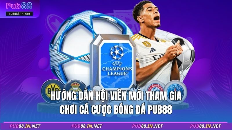 Hướng dẫn hội viên mới tham gia chơi cá cược bóng đá PUB88