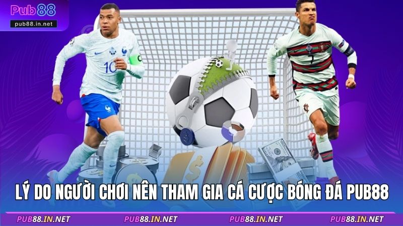 Lý do người chơi nên tham gia cá cược bóng đá PUB88